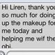 makeup artist testimonial 2